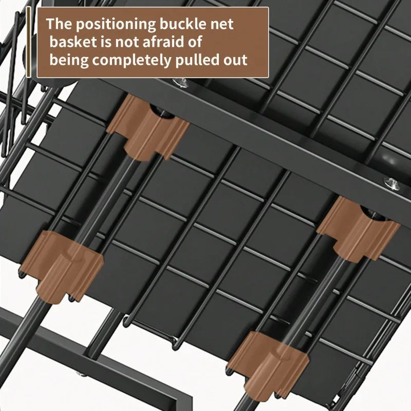 Under Sink Storage – 2-Tier Sliding Basket Organizer