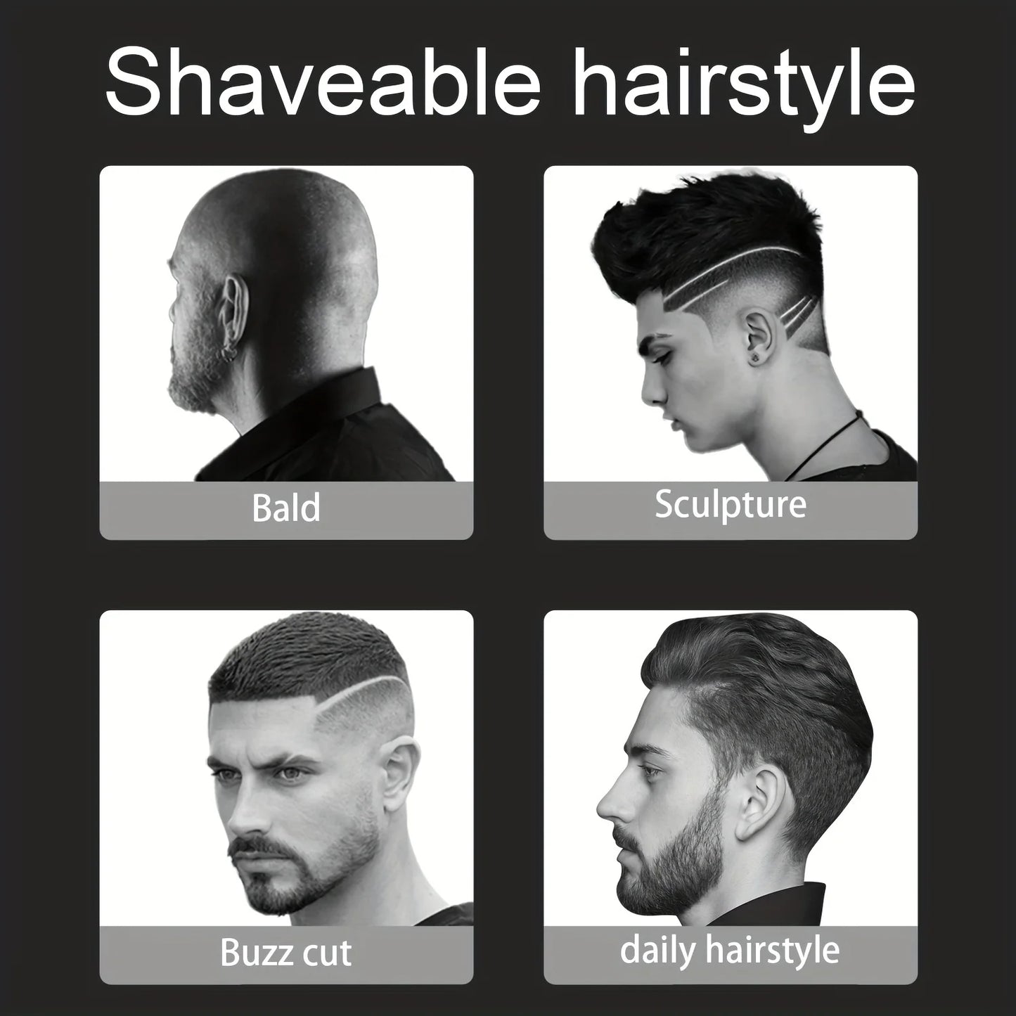 T-Blade Hair Trimmer Kit, Rechargeable with LED Display