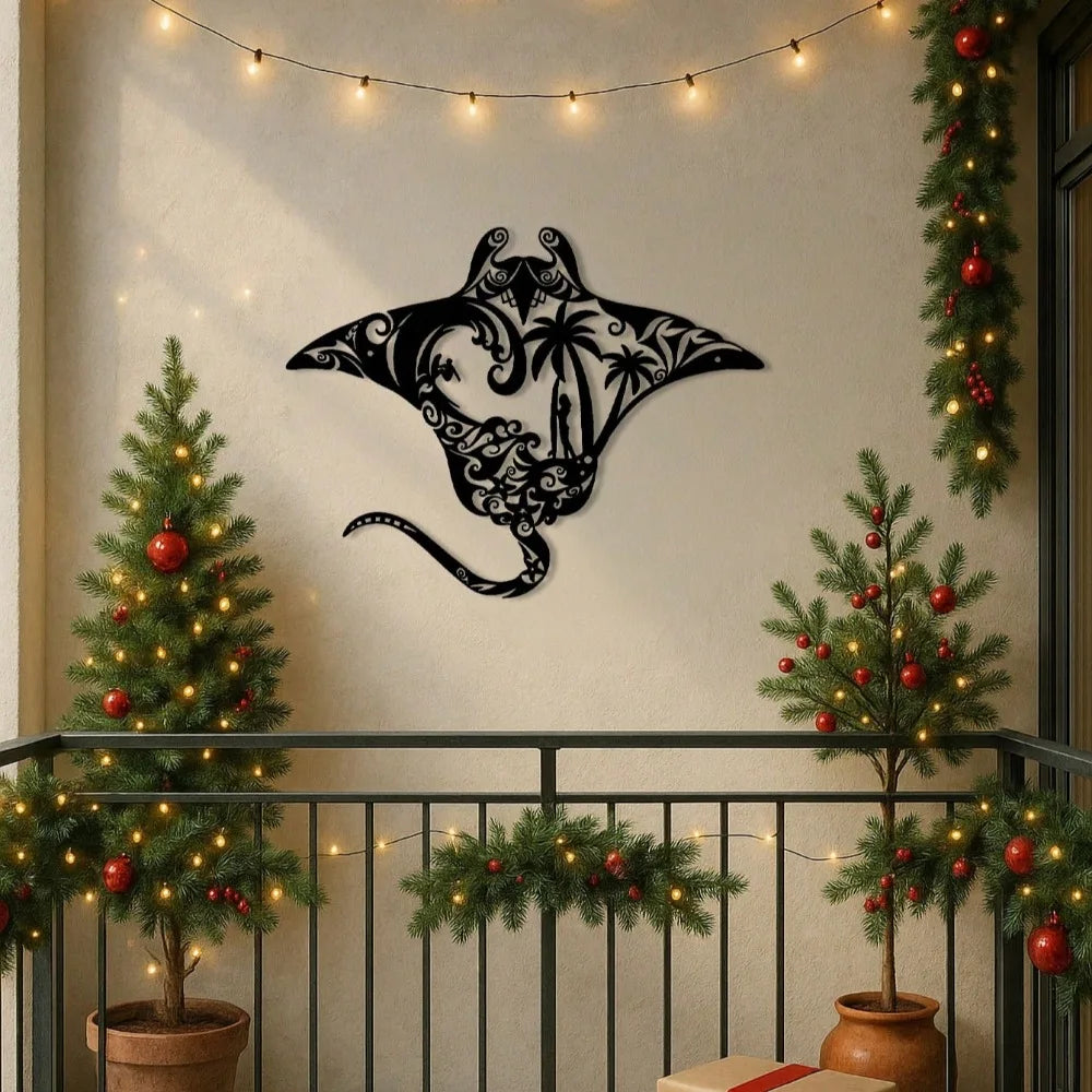 Coastal Metal Wall Art – Nautical & Beach-Themed Wall Hanging