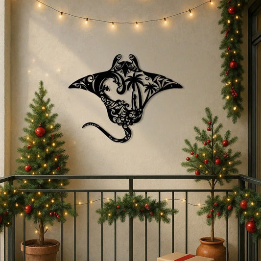 Coastal Metal Wall Art – Nautical & Beach-Themed Wall Hanging