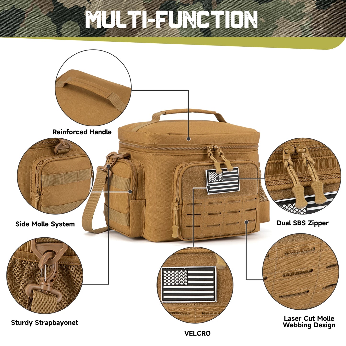 Heavy Duty Leak Proof Insulated Tactical Lunch Box
