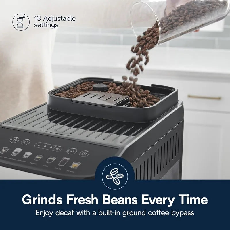 Explore Smart Espresso Machine – Bean Adapt Tech, Cold Brew & Milk Frother