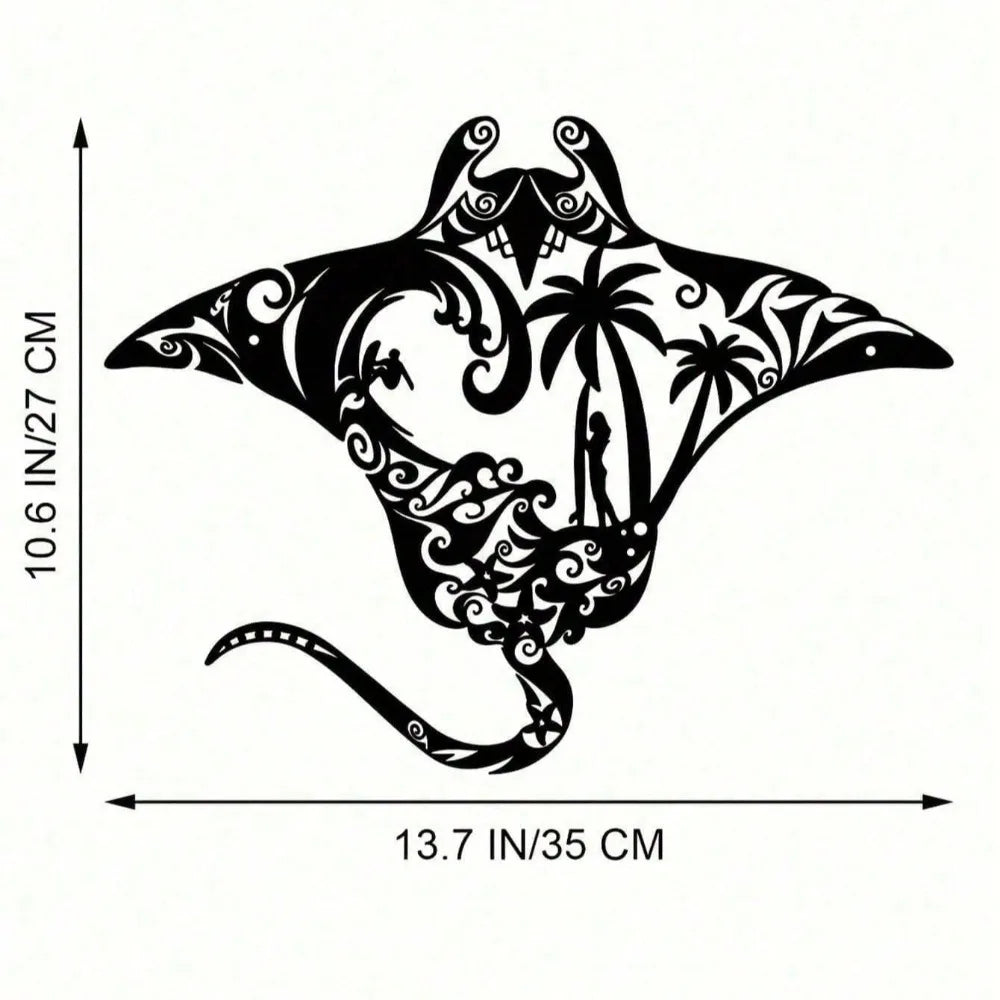 Coastal Metal Wall Art – Nautical & Beach-Themed Wall Hanging