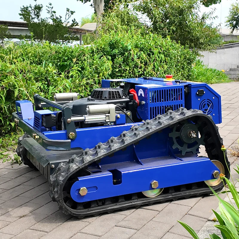 Custom Remote-Controlled All-Terrain Zero-Turn Robot Lawn Mower