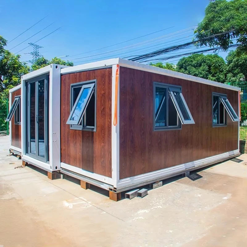 Mobile Container House Prefab Tiny Home Easy-to-Install Transportable Housing Unit