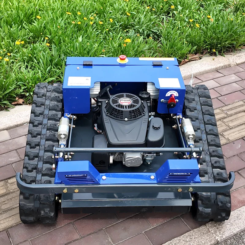 Custom Remote-Controlled All-Terrain Zero-Turn Robot Lawn Mower