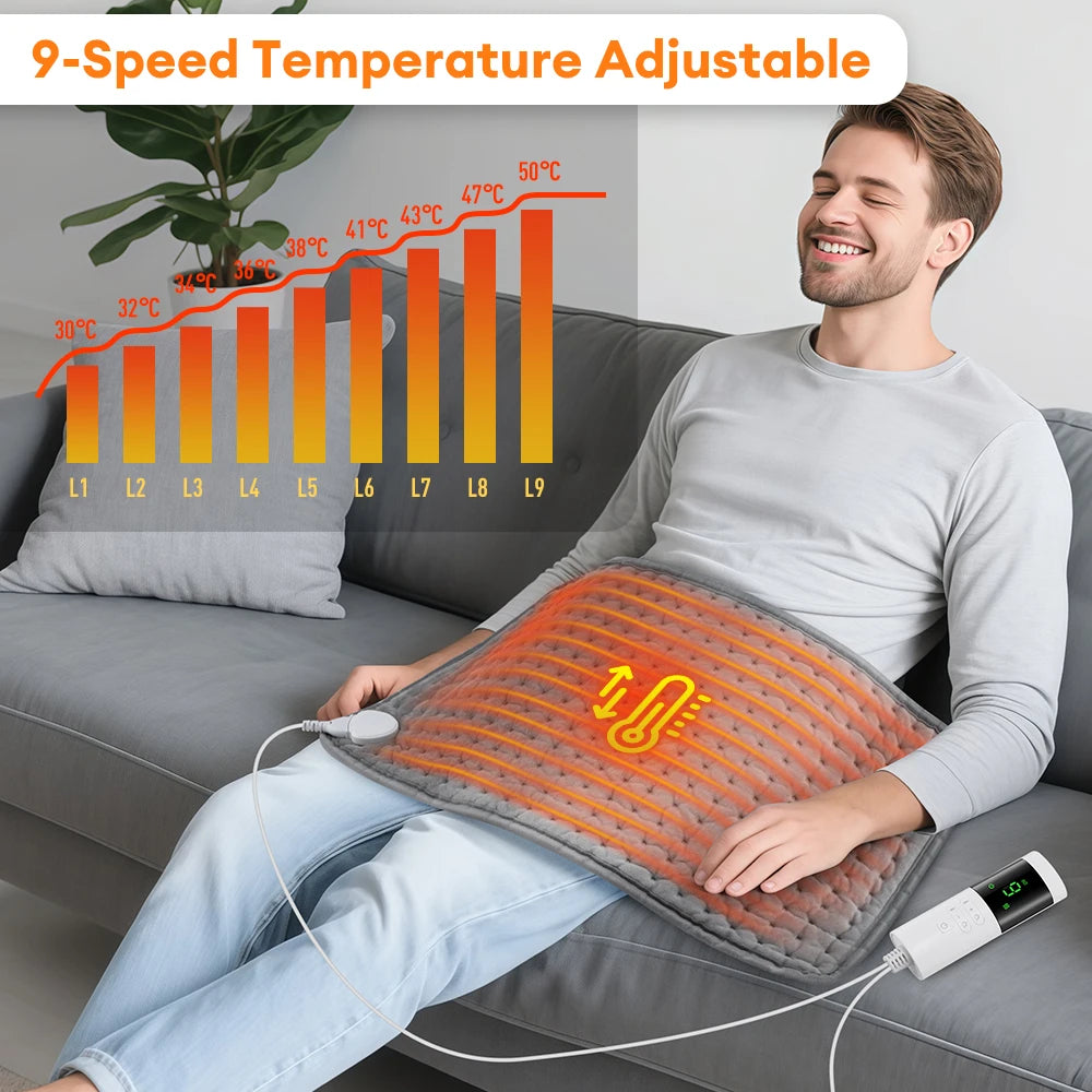 Heating Pad – Washable Bed Blanket, Foot & Hand Warmer