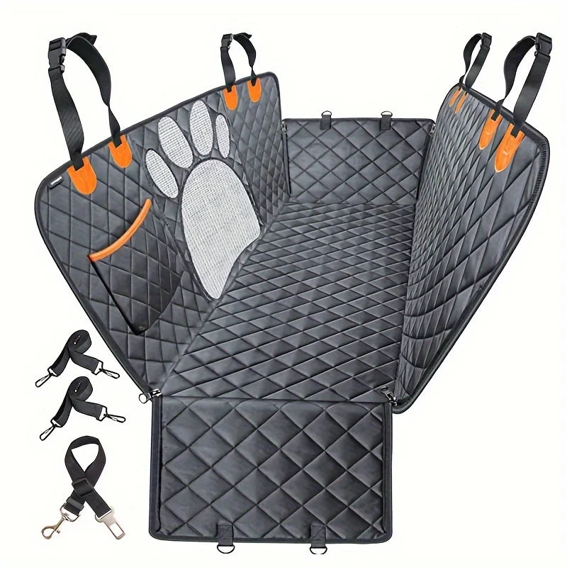 Heavy-Duty Hammock Seat Cover – Scratch-Resistant Car Protector for Pets