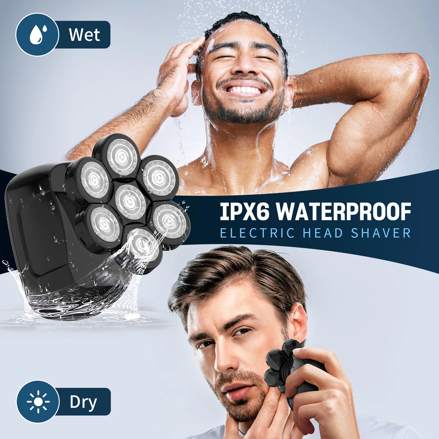 Multifunctional Electric Shaver for Men – Complete Grooming Kit, Perfect Gift for Husband