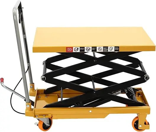 770lbs Steel Hydraulic Scissor Lift Table – Adjustable Heavy-Duty Work Platform