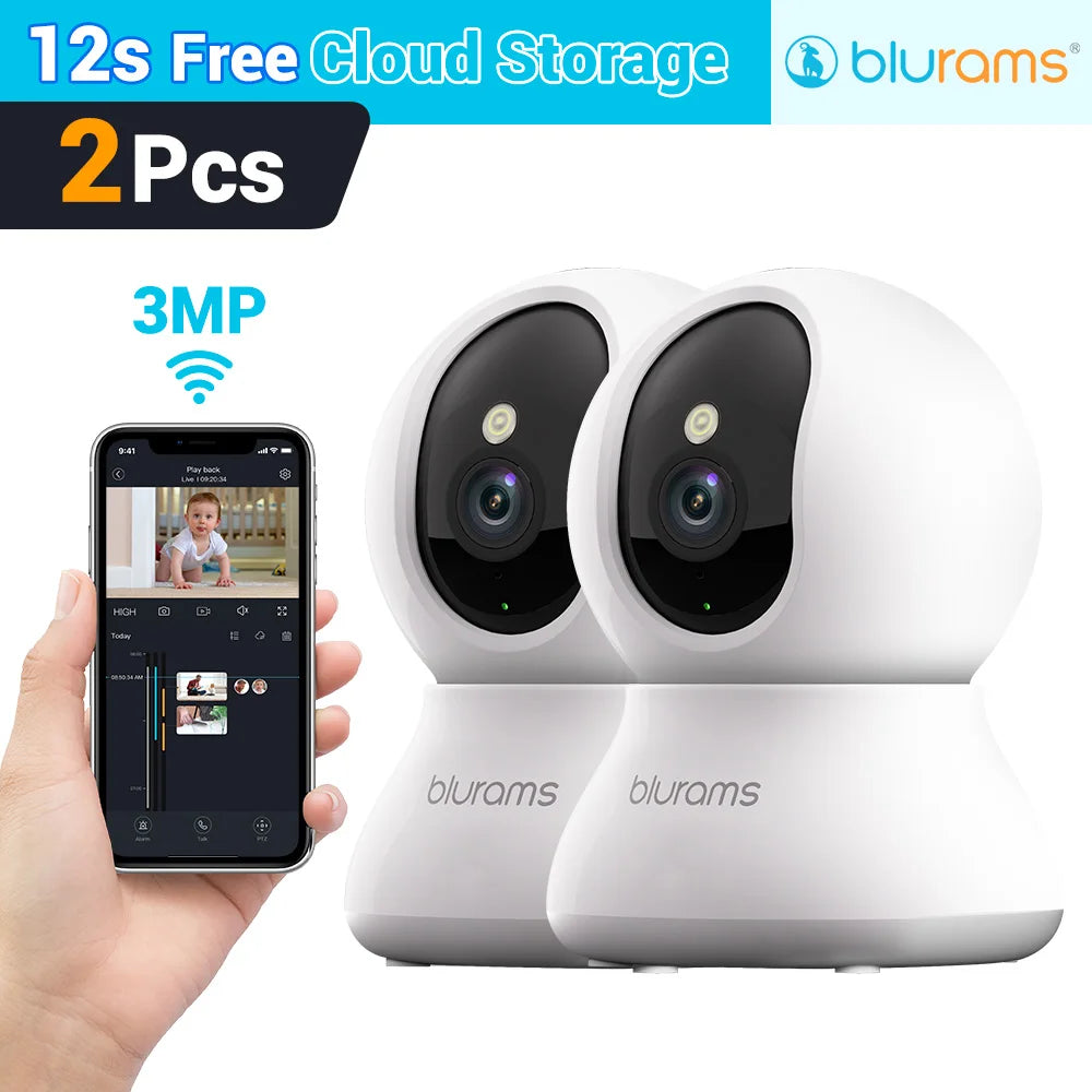 Home Security Baby Monitor – Motion Detection & Two-Way Audio