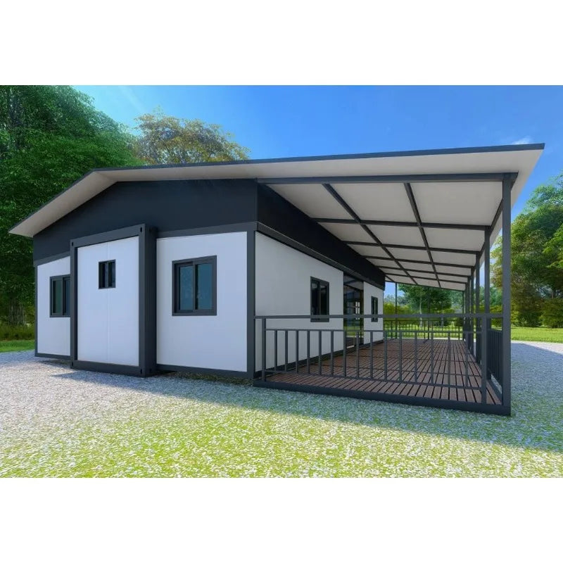 Mobile Container House Prefab Tiny Home Easy-to-Install Transportable Housing Unit