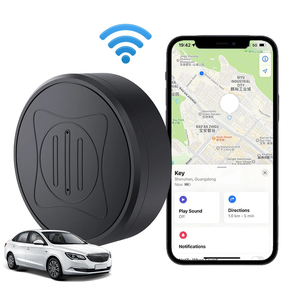 Mini Magnetic GPS Tracker – Car, Pet & Child Location Finder