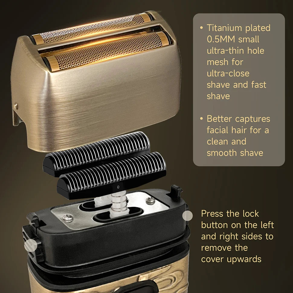 Beard Trimmer & Bald Head Shaver – Complete Mustache Grooming Kit