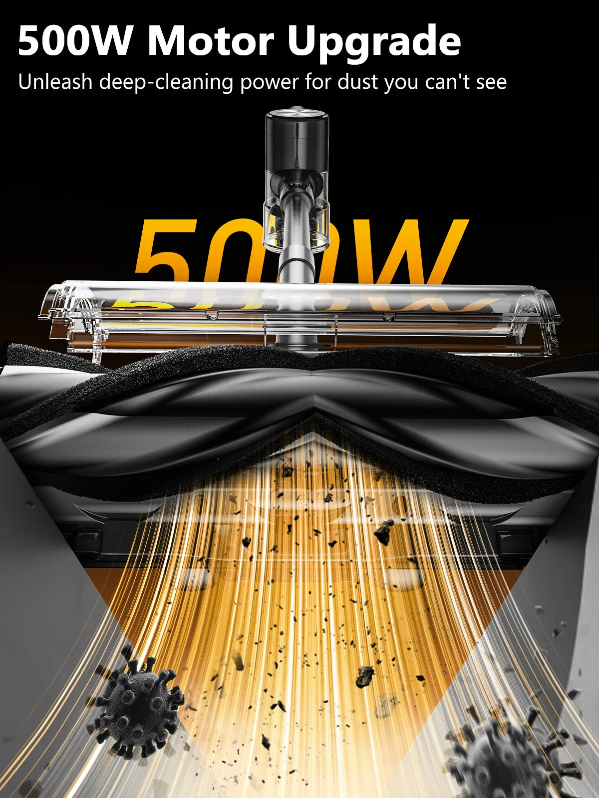 Lightweight Cordless Vacuum Cleaner – Self-Standing, Powerful Stick, Multi-Functional