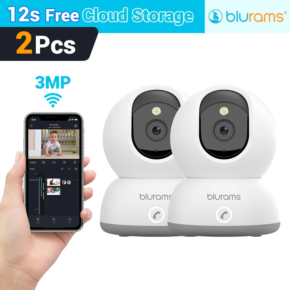 Home Security Baby Monitor – Motion Detection & Two-Way Audio