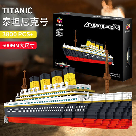 Super-Sized Titanic Model Building Blocks – Gift & Display Assembly Set