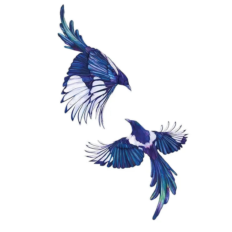 Beautiful Hummingbird Hand-Painted Bird Sticker – Decorative Art