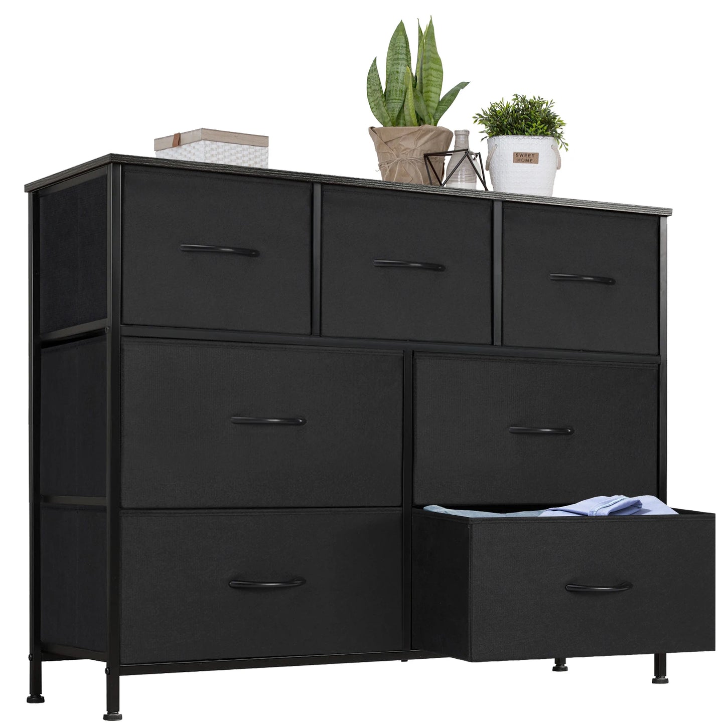 JHK 7-Drawer Fabric Dresser – Bedroom & Living Room Storage Chest