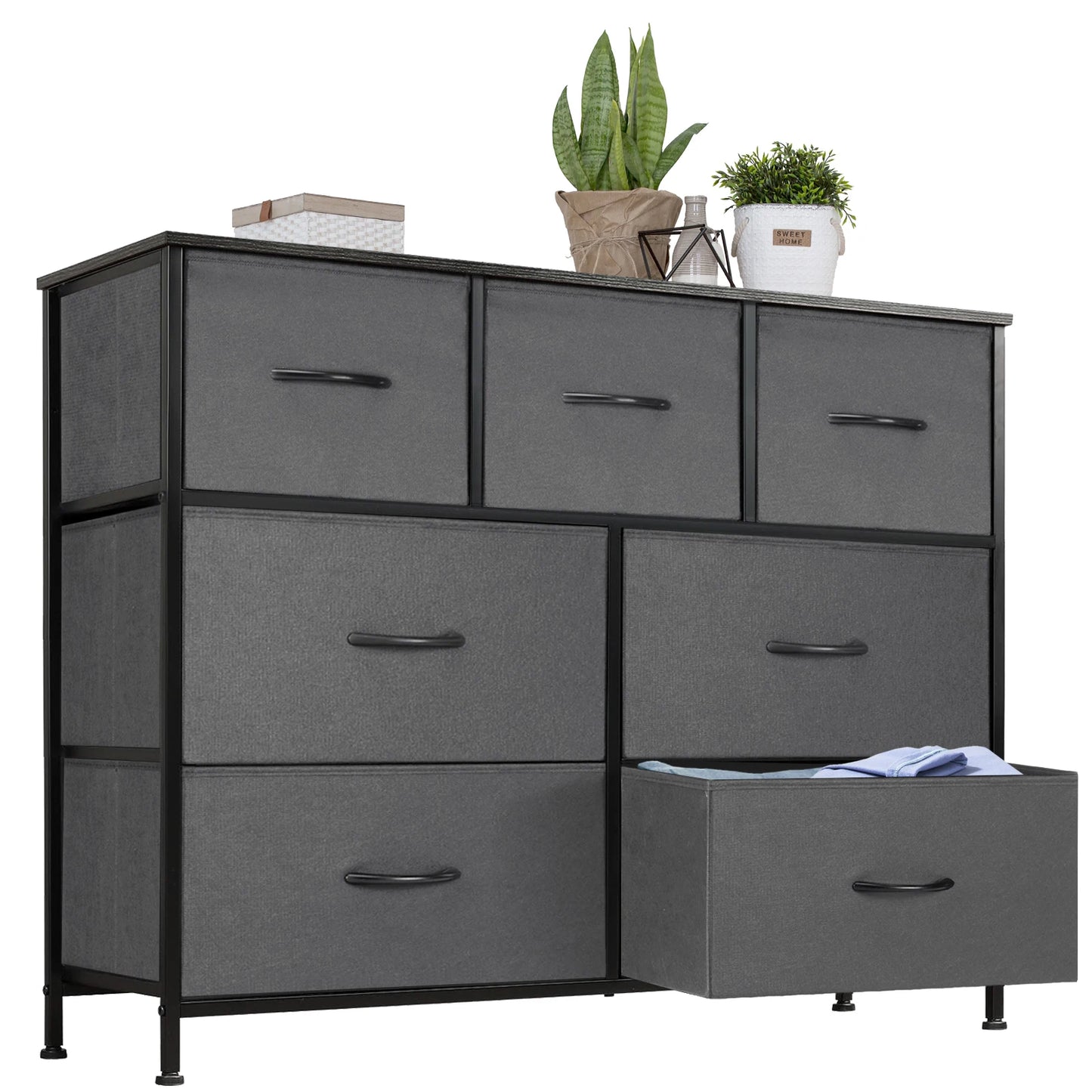 JHK 7-Drawer Fabric Dresser – Bedroom & Living Room Storage Chest