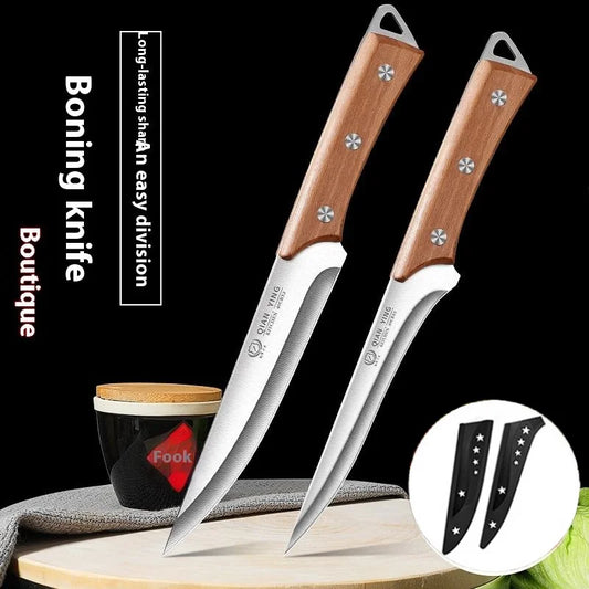 Professional Chef’s Boning Knife with Wooden Handle