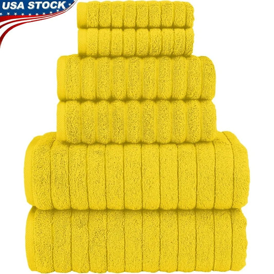 Cotton Corduroy Quick-Dry, Highly Absorbent Bath Towel Set