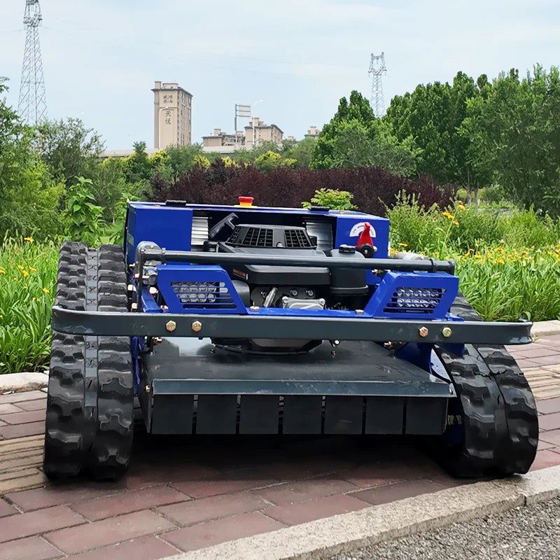 Custom Remote-Controlled All-Terrain Zero-Turn Robot Lawn Mower