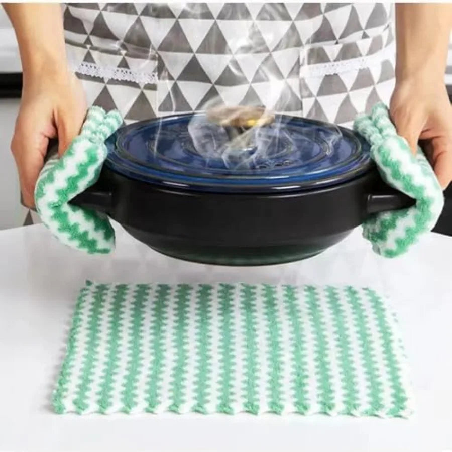 Microfiber Kitchen Towels – Ultra-Soft, Absorbent, Lint-Free Cleaning Cloths