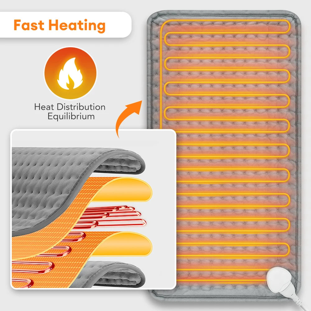 Heating Pad – Washable Bed Blanket, Foot & Hand Warmer