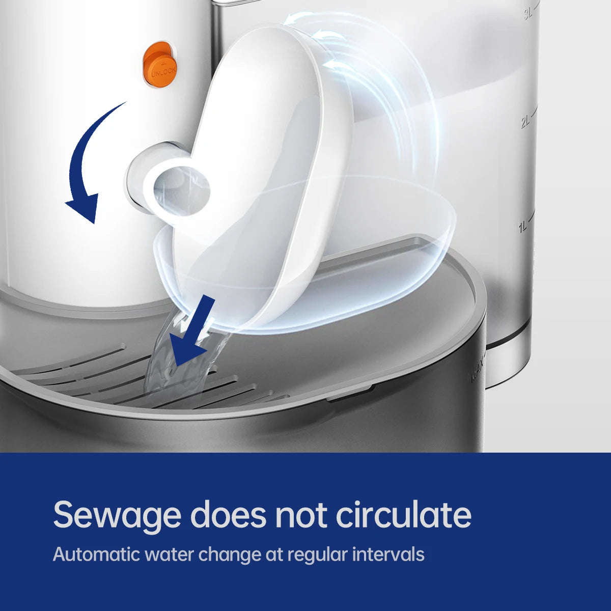 Smart Rechargeable Pet Water Fountain – Automatic Wireless Feeder