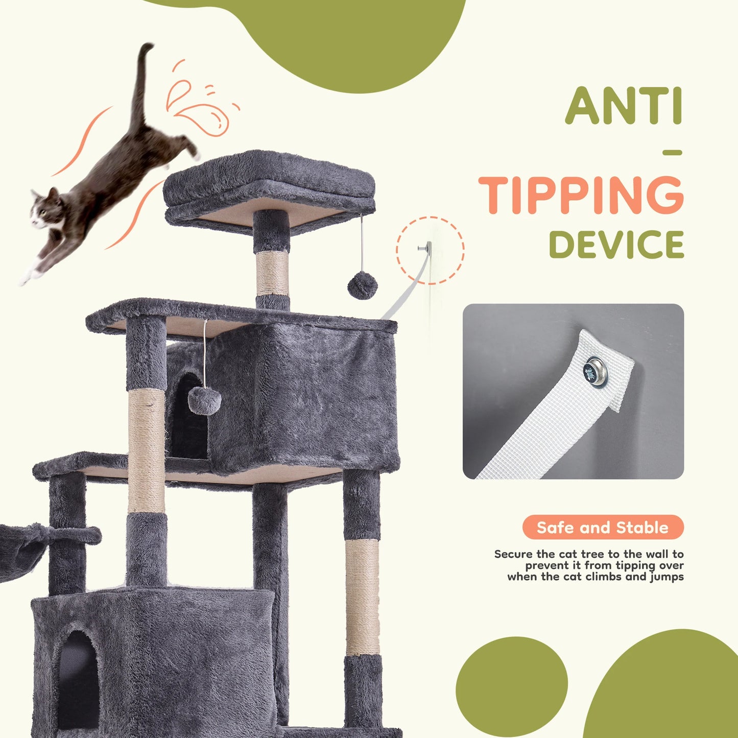 Cat Tree Tower – Multi-Level Indoor Climbing Tower
