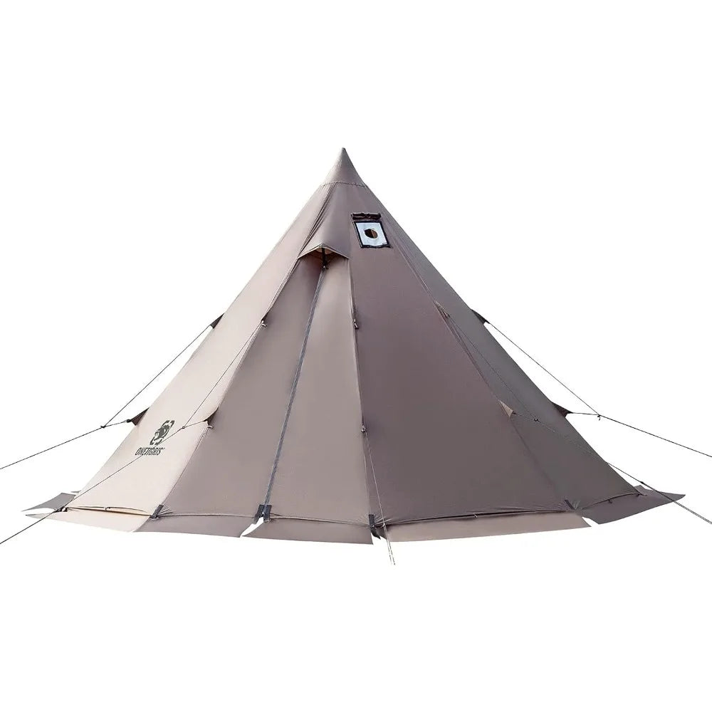 Rock Fortress 4-Season Hot Tent with Stove Jack – Waterproof Tipi
