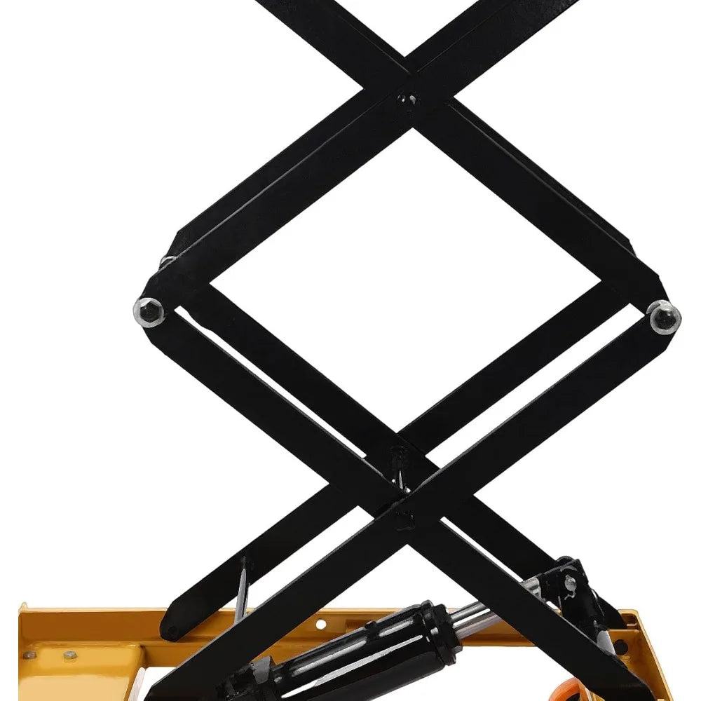 770lbs Steel Hydraulic Scissor Lift Table – Adjustable Heavy-Duty Work Platform