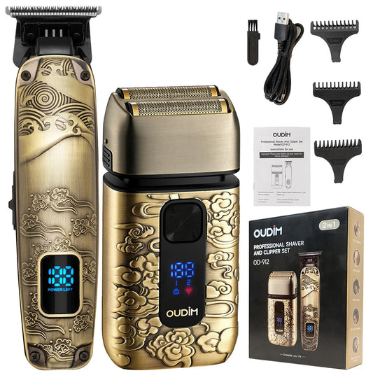Beard Trimmer & Bald Head Shaver – Complete Mustache Grooming Kit