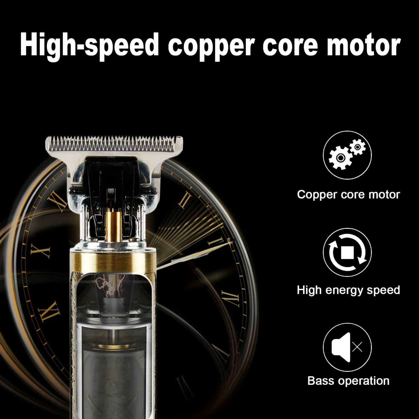 T-Blade Hair Trimmer Kit, Rechargeable with LED Display