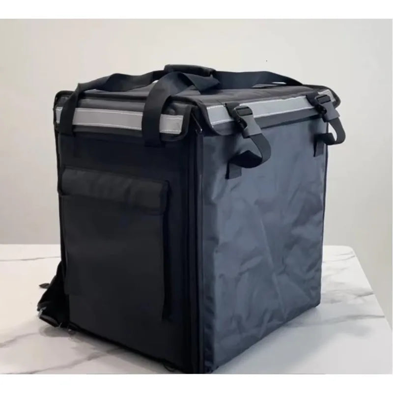 Heavy Duty Motorcycle/Bicycle Large Insulated Food Delivery Top-Loading Carrier