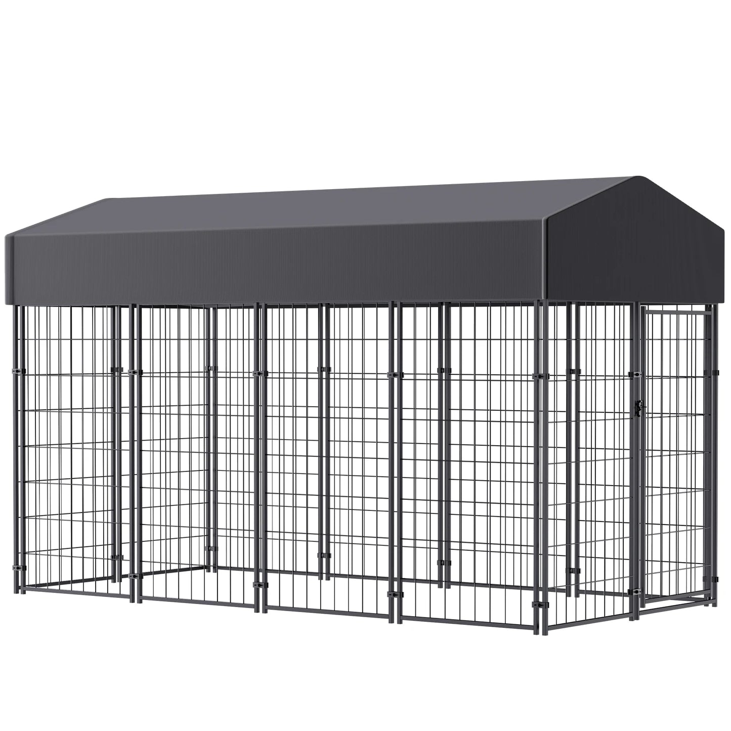 Welded Wire Pet Crate Waterproof Cover and Roof