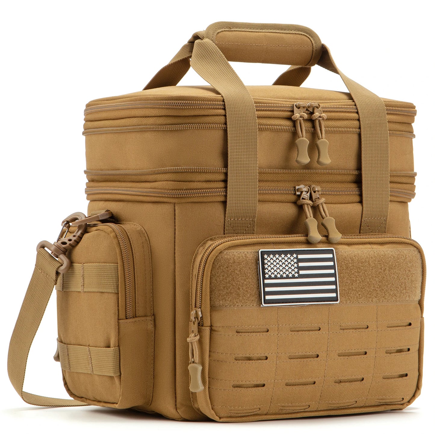 Tactical Lunch Box Expandable Leak Proof Insulated Cooler Bag,