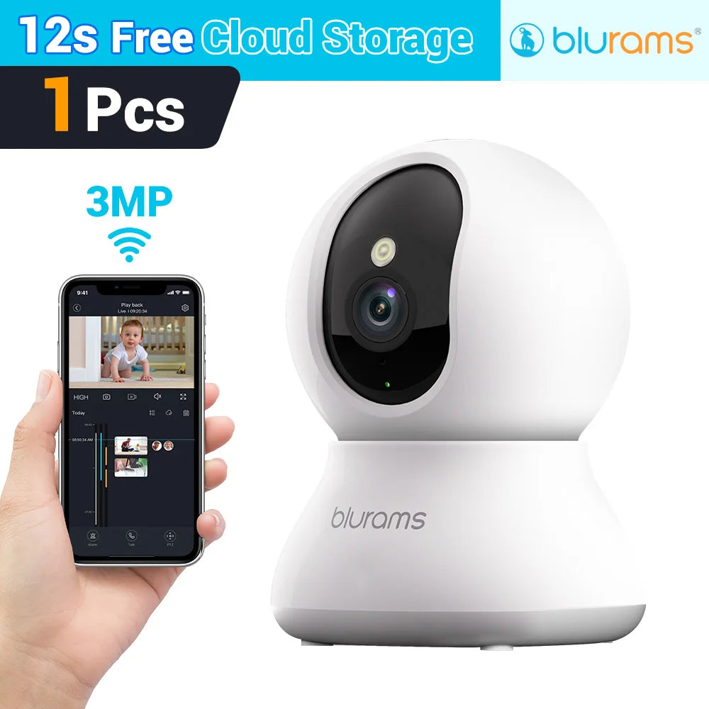 Home Security Baby Monitor – Motion Detection & Two-Way Audio