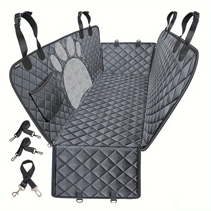 Heavy-Duty Hammock Seat Cover – Scratch-Resistant Car Protector for Pets