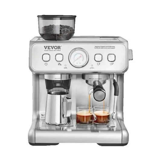 Semi-Automatic Espresso Grinder & Coffee Maker – Fresh Brew at Home