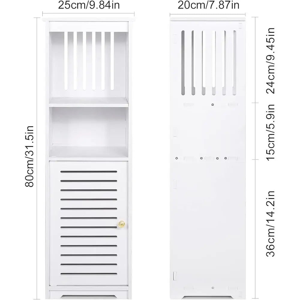 Small Floor-Standing Bathroom Storage Cabinet – Eco-Friendly Waterproof Organizer