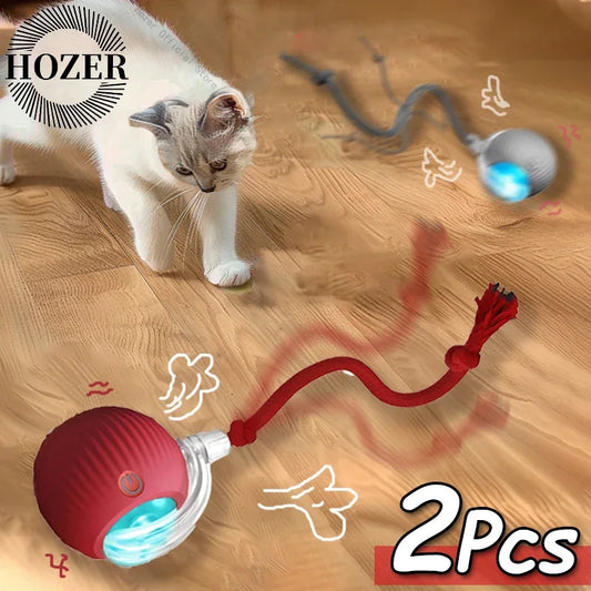 Cat Interactive Ball Toys – Automatic Rolling Rechargeable Pet Toy