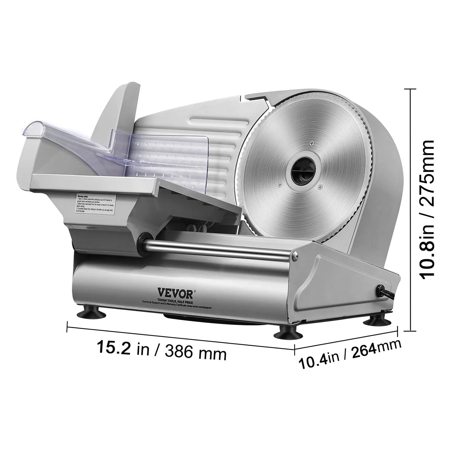 Meat, Deli Food Slicer Stainless Steel Blade, Blade Guard