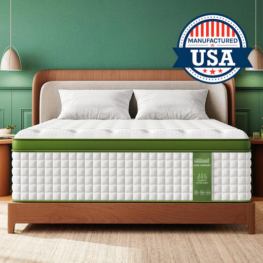 Hybrid Mattress with Gel Memory Foam & Pocket Springs