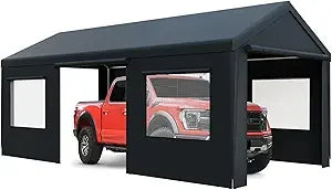 Heavy Duty Carport, Canopy, Portable Garage, Doors, Windows