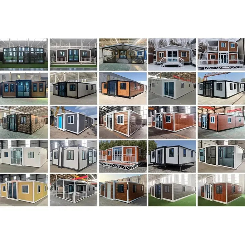 Mobile Container House Prefab Tiny Home Easy-to-Install Transportable Housing Unit