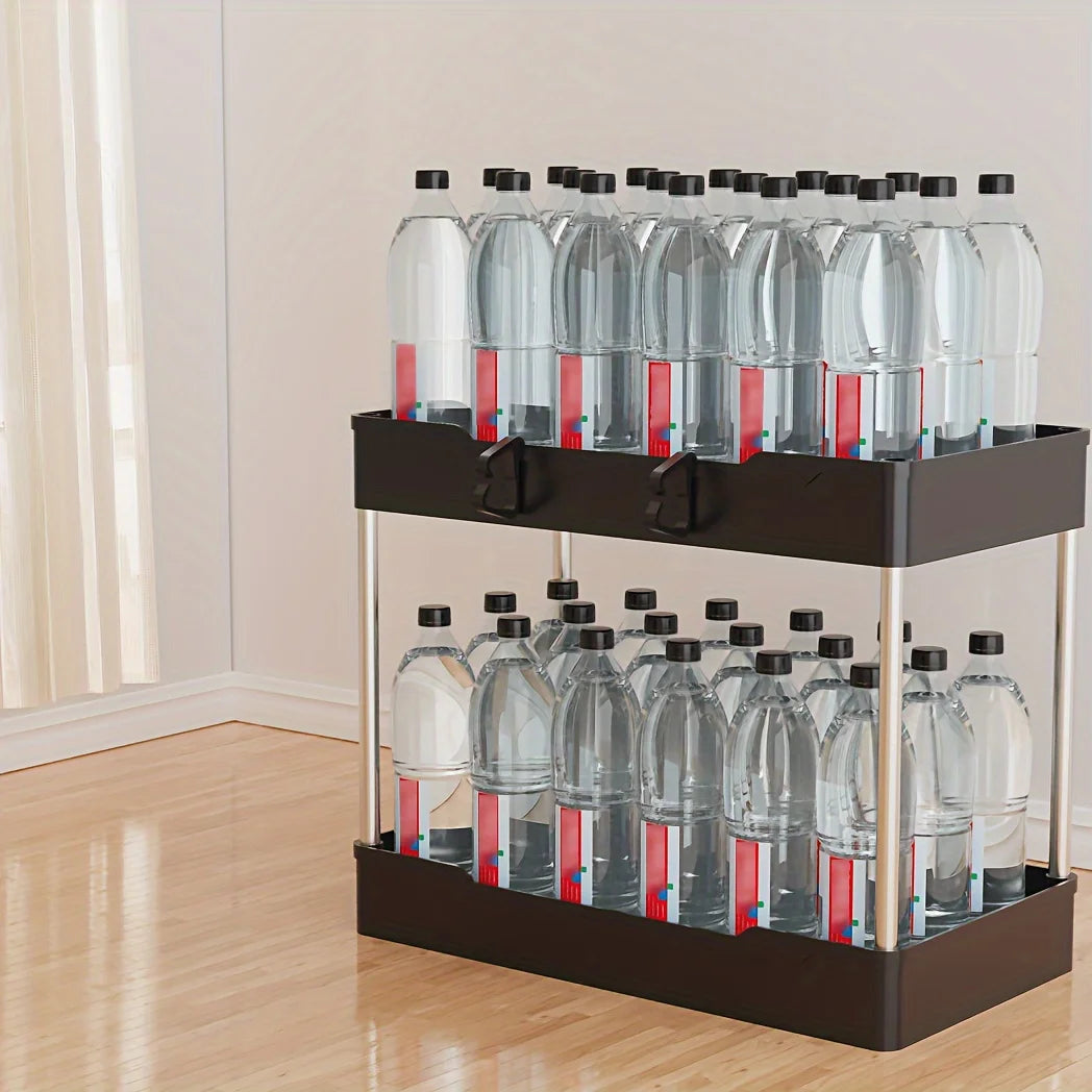 Under Sink Organizer Countertop Storage Racks for Bathroom, Kitchen
