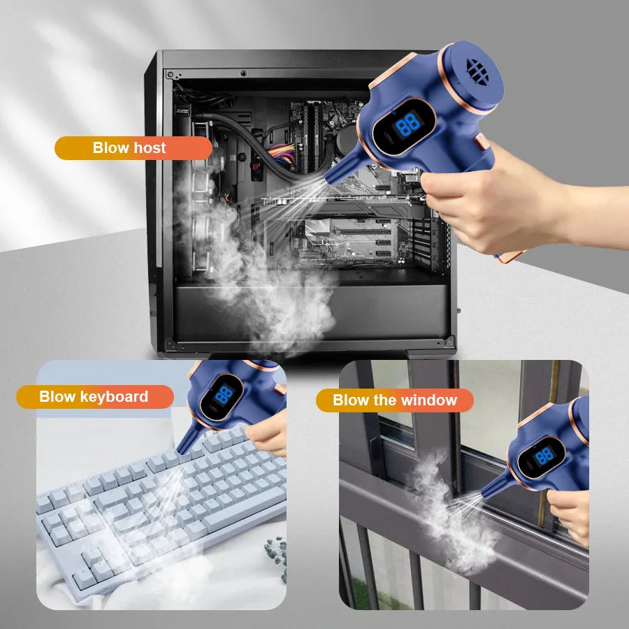 ⚡ Wireless High-Power Vacuum Cleaner – Perfect for Sofa, Office & Car