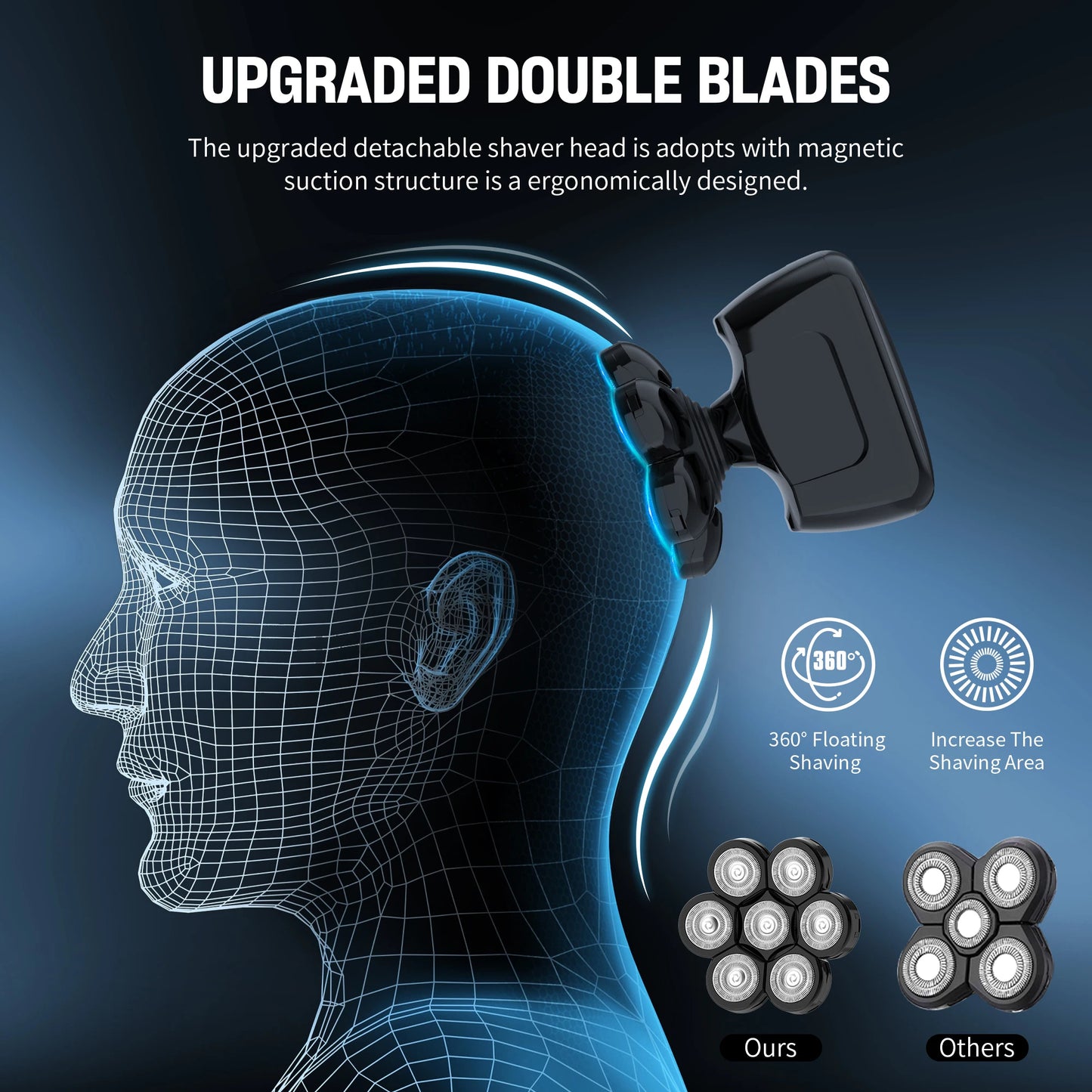 Multifunctional Electric Shaver for Men – Complete Grooming Kit, Perfect Gift for Husband